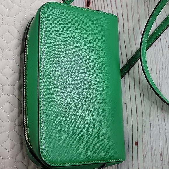 Kate Spade Staci Green Leather Crossbody Bag - Picture 11 of 12